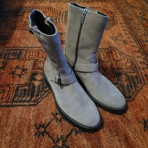 CALVIN KLEIN ZIP UP BOOTS SIZE 8